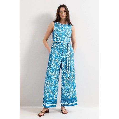 Phase Eight Cyra Prnted Jumpsuit In Turquoise
