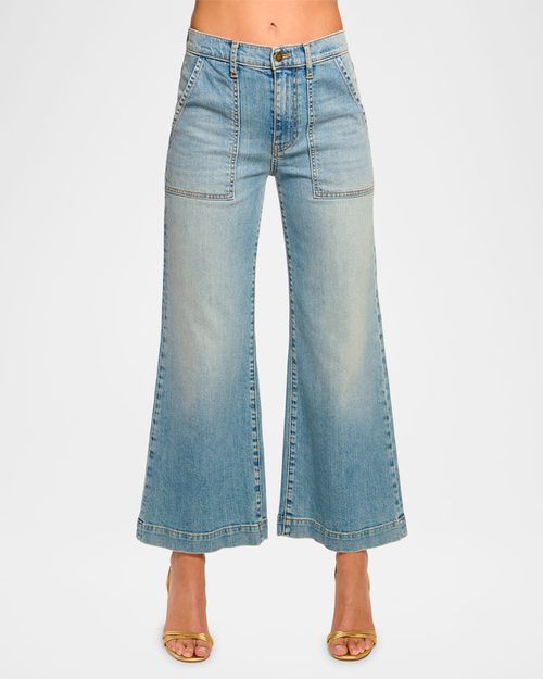 Clifford Cropped Wide-Leg Jeans