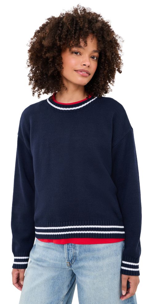 Cherry On Top Sweater Navy/White/Cherry