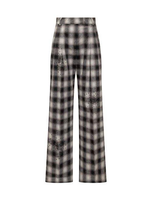 Multicolor Relaxed Flat Front Pants