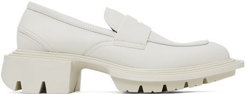 Untitlab® White Reel Loafers