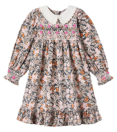 Elora embroidered cotton dress