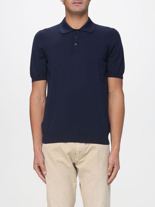 Polo Shirt Men color Blue