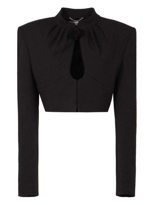 Cropped jacket - Black