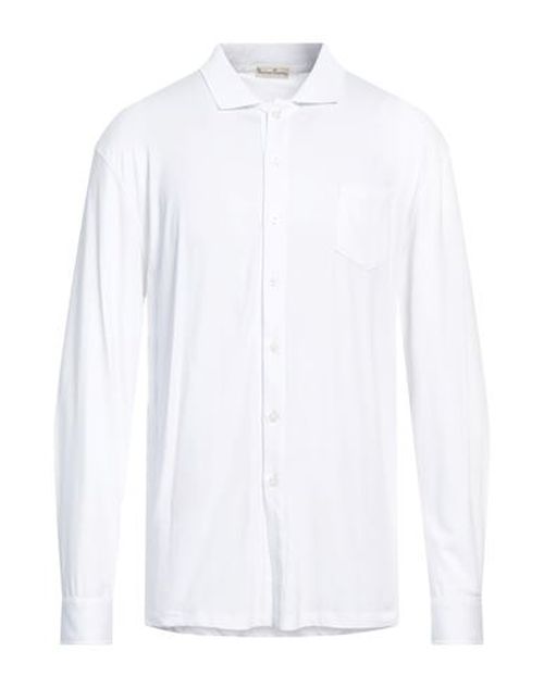 Cashmere Company Man Shirt White Size 40 Cotton