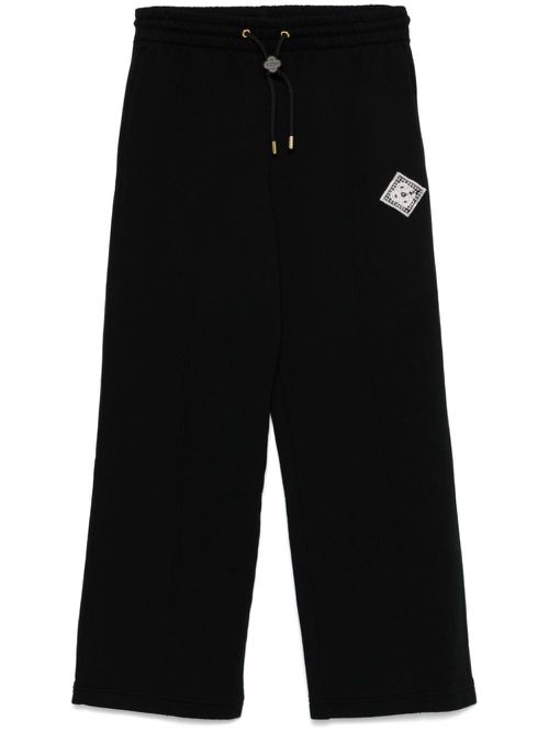 Embellished track pants - Black