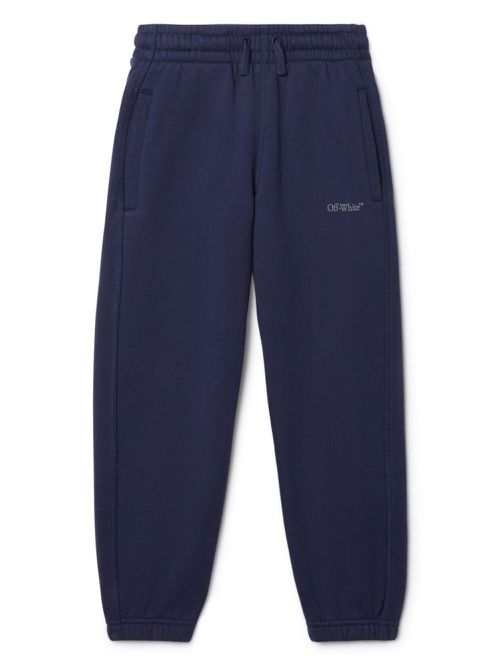 Bookish cotton track pants - Blue