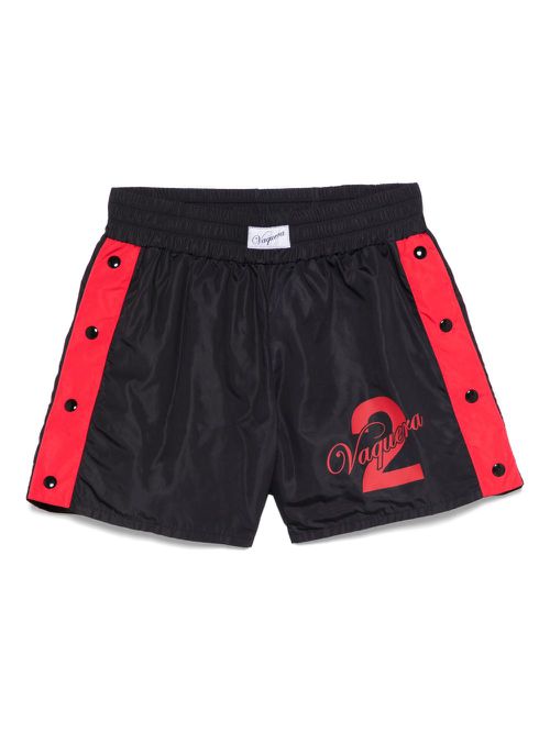 Vaquera snap-buttons shorts - Black