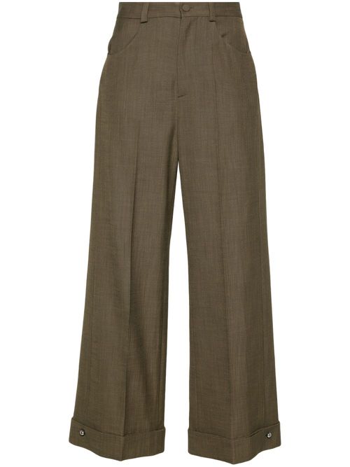 Jeera straight trousers - Green
