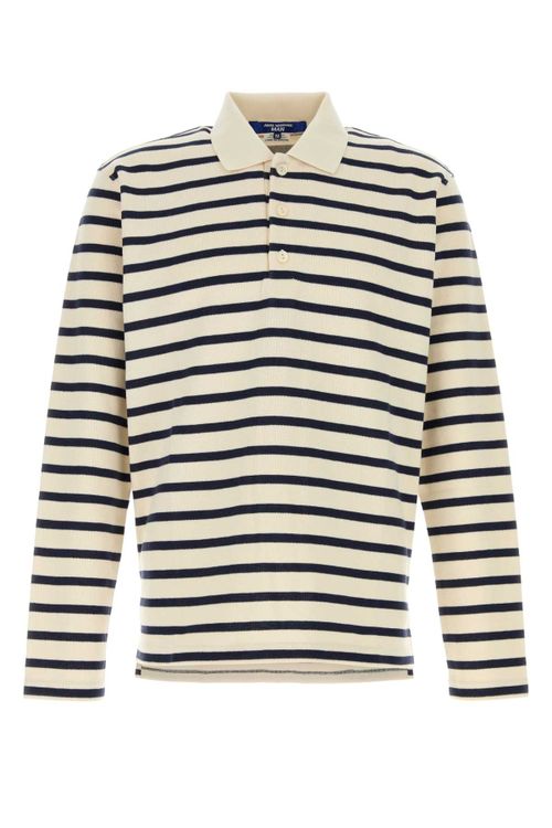 Sleeve Polo Shirt — Navy
