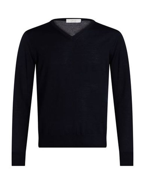 Man Sweater Midnight blue Size 38 Merino Wool