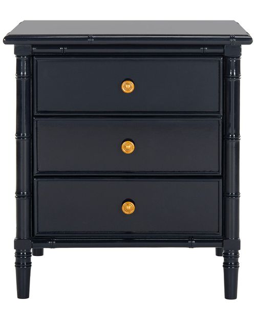Mina Modern Coastal Bamboo Nightstand