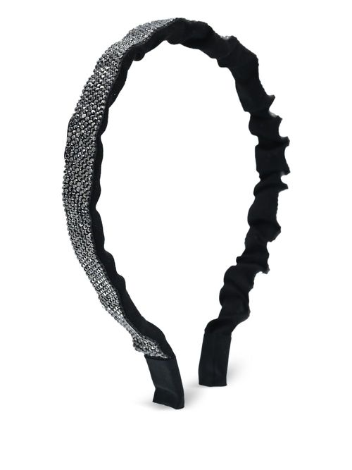 Crystal-embellished headband - Silver