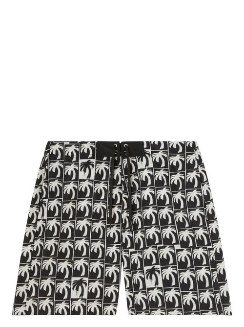 Logo-print swim shorts - Black