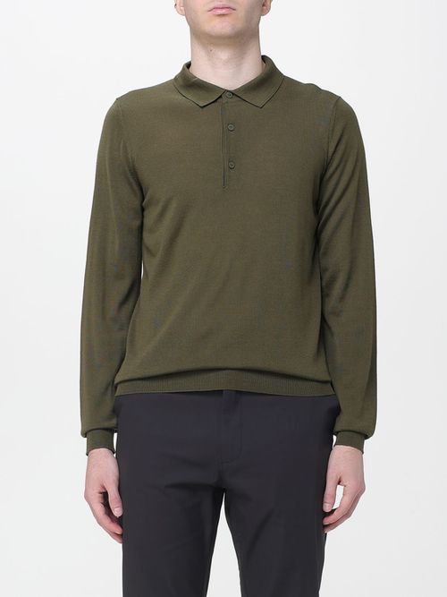 Polo Shirt Men color Green