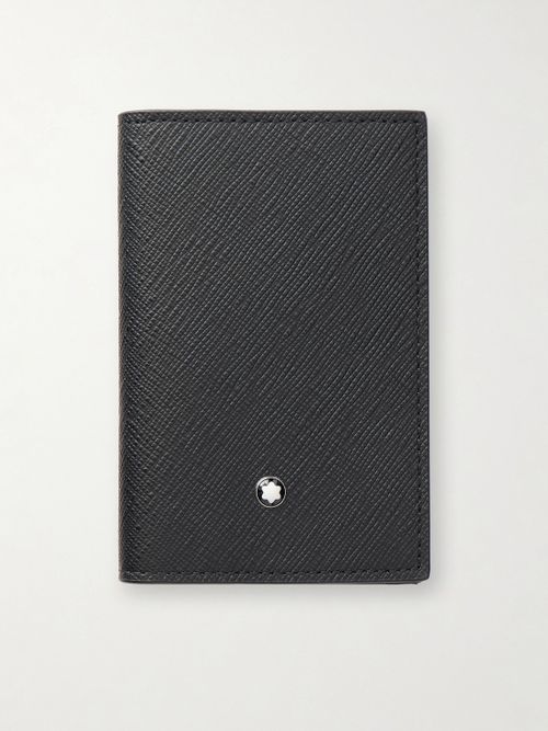 Cross-Grain Leather Cardholder