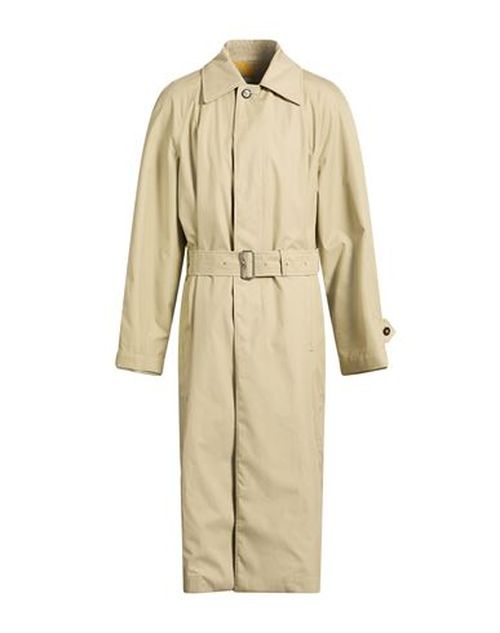 Man Overcoat & Trench Coat Beige Size 40 Cotton