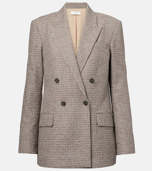 Houndstooth blazer
