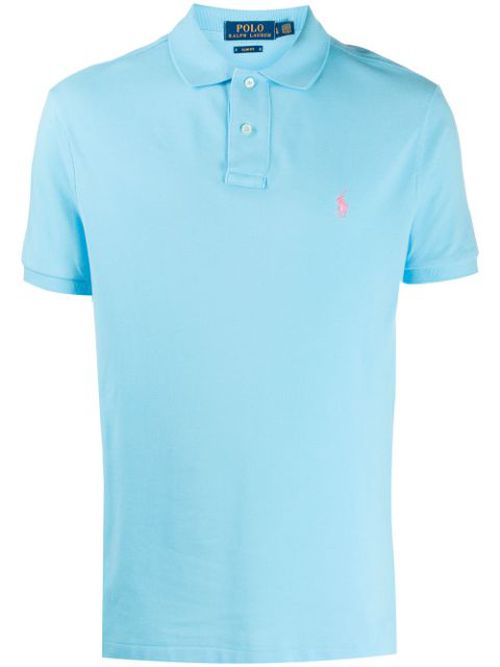 Embroidered logo polo shirt