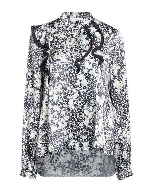 Woman Shirt Midnight blue Size 10 Silk