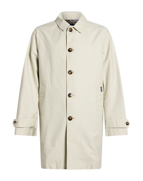 Façonnable Man Overcoat & Trench Coat Beige Size XL Cotton, Polyamide