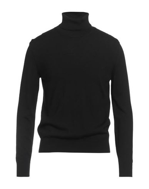 Man Turtleneck Black Size 38 Wool