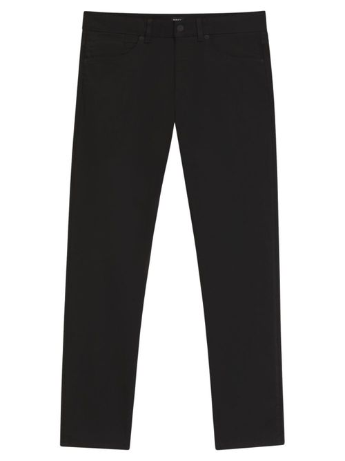 Black Flat Front Trousers