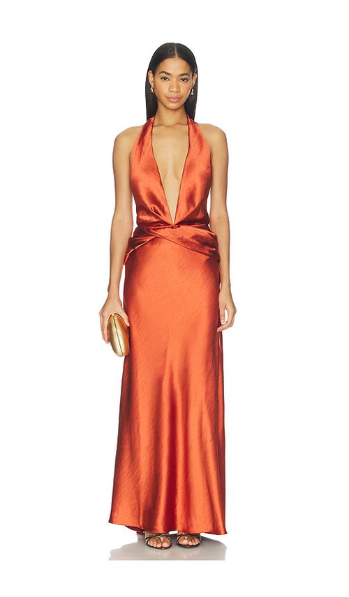 Arcina Ori Francesca Dress in Rust. XS. Also in S, M