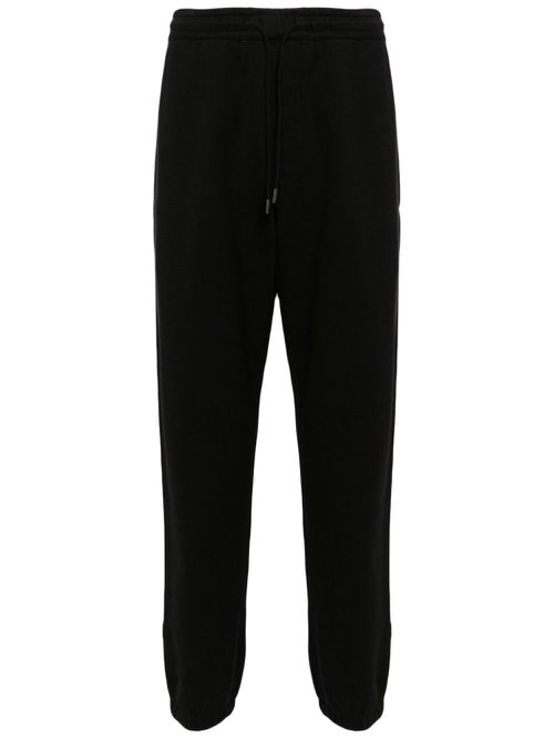 Tibetan Sanskrit organic-cotton trousers - Black