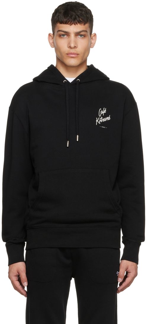 Black Cafe Kitsune hoodie