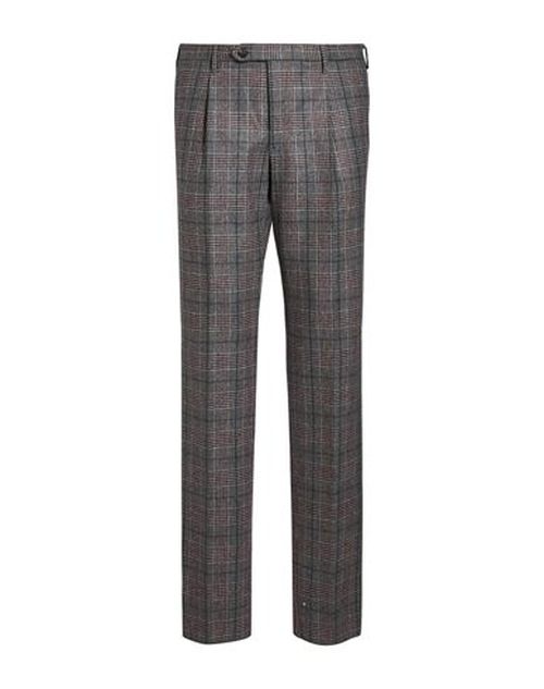 Man Pants Grey Size 40 Virgin Wool