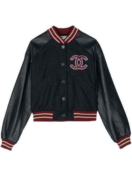 2004 CC varsity bomber jacket - Blue
