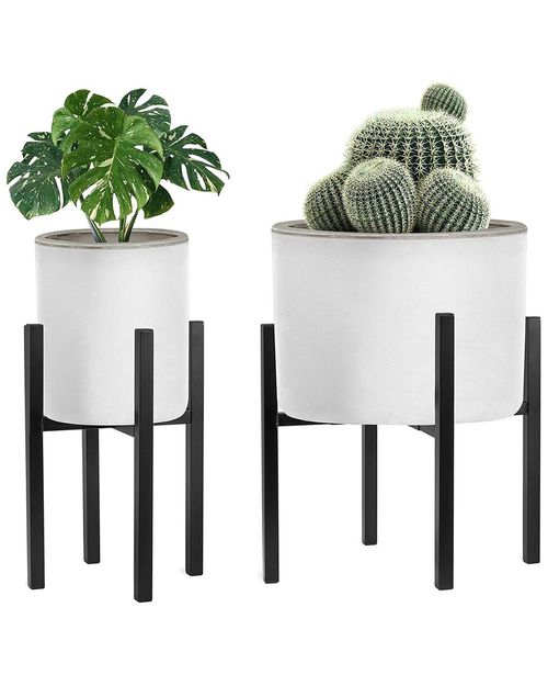 Adjustable Plant Stand Black