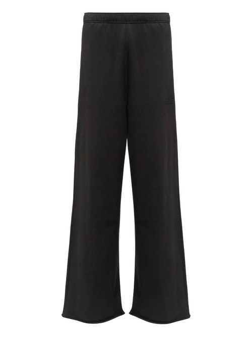 Cotton track pants - Black