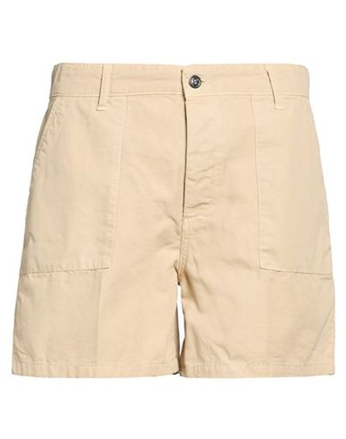 Man Shorts & Bermuda Shorts Sand Size 28 Cotton