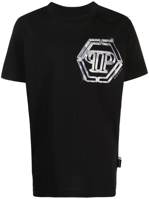 Logo-print cotton T-shirt - Black