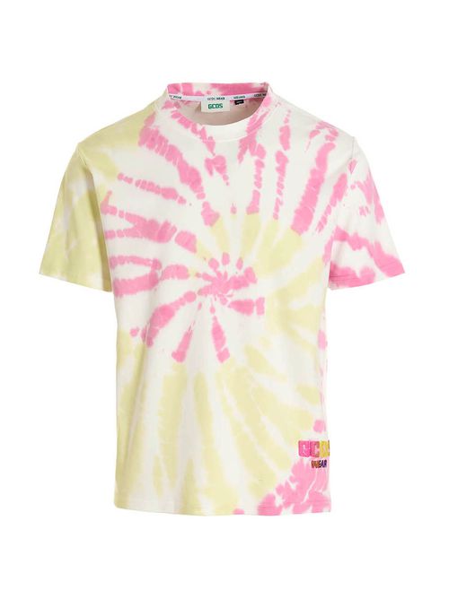 -'Tie Dye' T Shirt Multicolor-Uomo