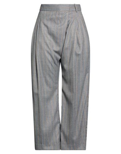 Woman Pants Grey Size 4 Wool, Recycled polyester, EcoVero viscose