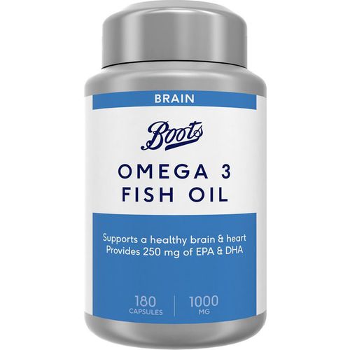Boots Omega 3 Fish Oil 1000 Mg 180 Capsules 6 Month Supply