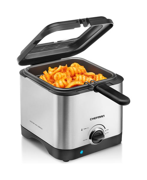 Fry Guy 1.5 Liter Deep Fryer w/ Temperature Control - Stainless Steel