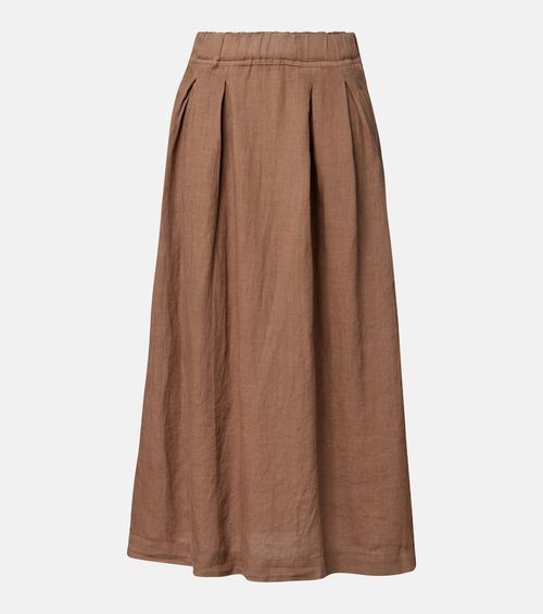 Linda linen maxi skirt
