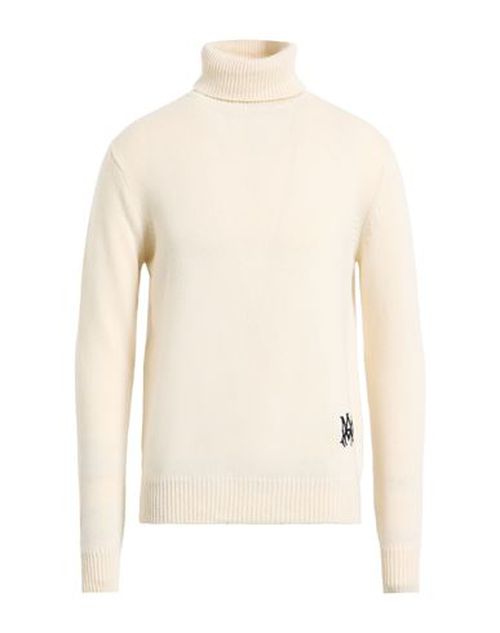 Man Turtleneck Ivory Size M Cashmere, Wool