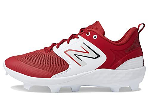 New Balance Men's Fresh Foam 3000 V6 Molded Baseball Shoe, White/White, 11.5 PL3000W6 PL3000M6