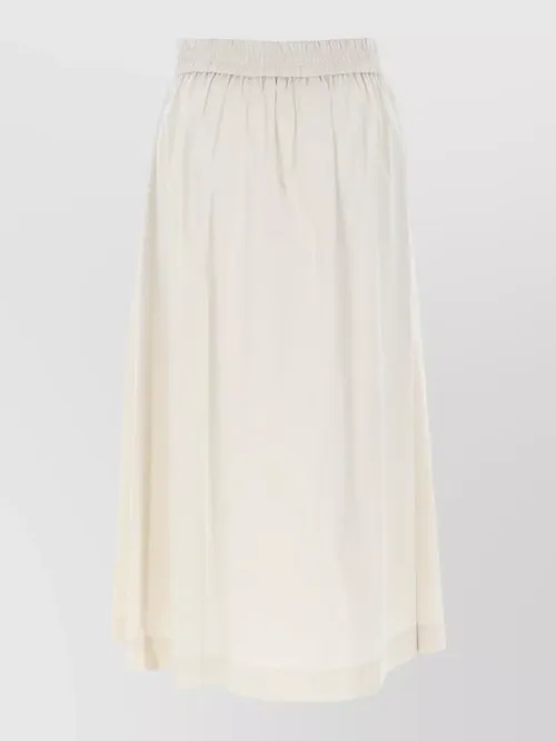 Pt Torino - pleated midi skirt refined tailoring