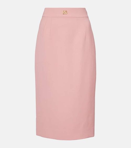 DG virgin wool pencil skirt