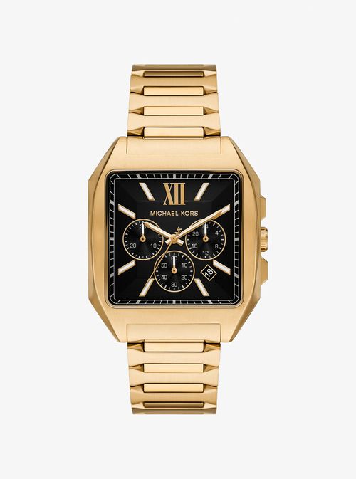 Hayes Oversized Gold-Tone Sport Watch in Gold - One Size by