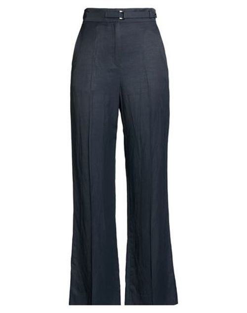 Woman Pants Midnight blue Size 4 Viscose, Linen