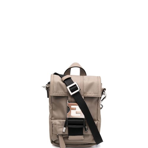 fendiness mini backpack Fendi "Fendiness" Small Bag THE CLOSET Technical mesh back with FF motif and adjustable Fendi By the Way Mini