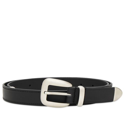 M2475 Double Tip Detail Belt in Black