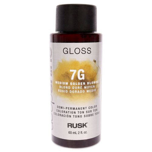 Deepshine Gloss Demi-Permanent Color - 7G Medium Golden Blonde by for Unisex - 2 oz Hair Color